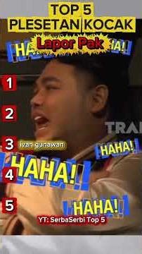 TOP 5 PLESETAN LUCU LAPOR PAK #komedi #plesetan #laporpaktrans7