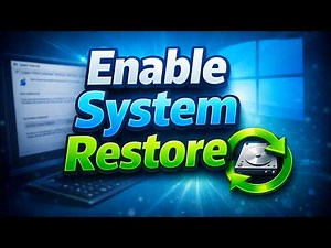 How to Enable System Restore on Windows (Create Restore Point)