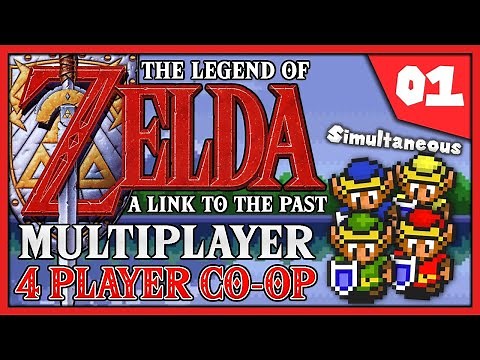 The Legend of Zelda - A Link To The Past Multiplayer 4P CO-OP #1