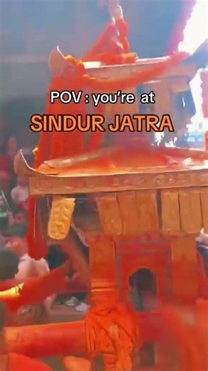 Sindoor Jatra of Madhyapur Thimi 🇳🇵❤️ | Nepal’s Festival of Colors #SindoorJatra