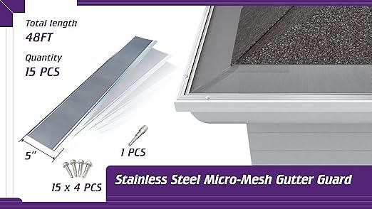 Installation of gutter guard