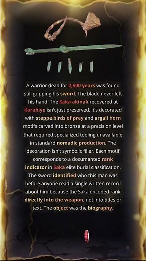 Steppe Saka Warriors Carried Their Rank In Weapons