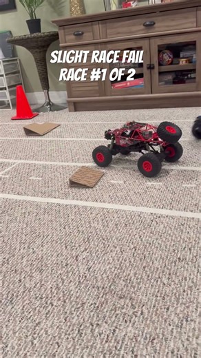 1 of 2 RC car races (fail)