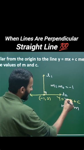 Straight Line: Perpendicular Lines | Class 11 & 12 Maths | Super Easy Tricks | Board Exam 2025 |