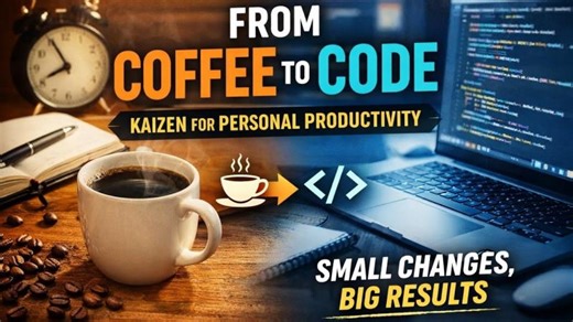 From Coffee to Code |How Kaizen Transforms Personal Productivity (Small Changes, Big Results)#kaizen | Muhammad Ali Akbar Naqvi