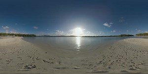 360 VR Scene with ocean and sandy beach in Mauritius 360º Video | 360Cities