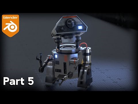 Sci-Fi Worker Robot-Part 5 (Blender Tutorial)