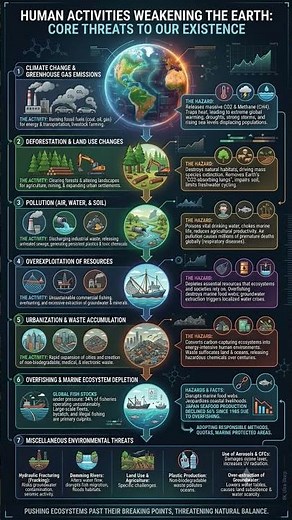 Our Planet at the Breaking Point: Human Activities Threatening Earth’s Existence #short