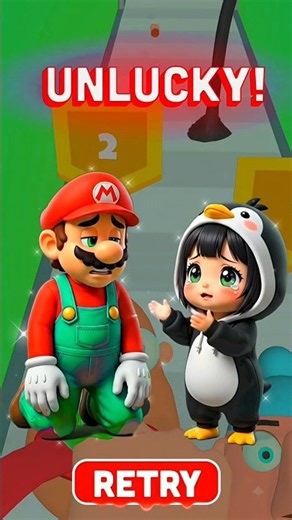 Lvl. 18 Mario & Gogo Goga ESCAPE Finger! Runner 3D #gaming #shorts #shortsfeed #viralshorts