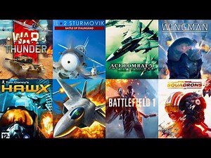 Top 8 Best AERIAL COMBAT Games | Best FIGHTER JET GAmes