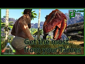 Ark Basics - Taming Effectiveness - Guide to tame higher level Dinosaurs!