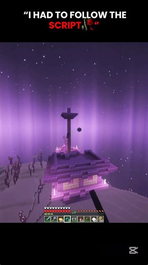 Pov i had to follow the script #minecraft