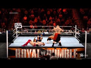WWE 2K15 - 40-Man Royal Rumble Full Match Gameplay [HD]