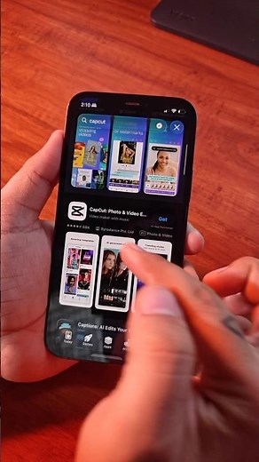 How to instal capcut in iphone tutorial