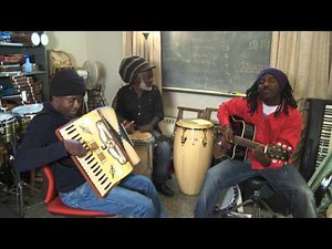 Haitian Musicians "Lakou Mizik" Rehearsing at Dartmouth