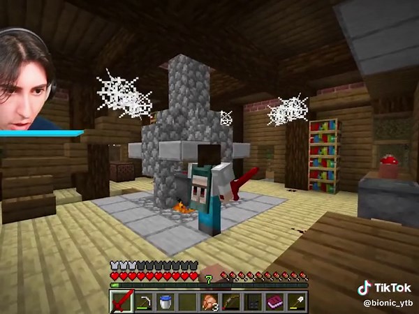 Minecraft, But You Can Craft a Blood Sword Part 9 #minecraft #bionic #gaming #fypシ