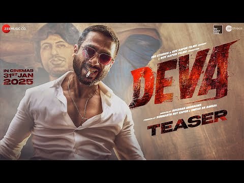Deva - Official Teaser | Shahid Kapoor & Pooja Hegde | Rosshan Andrrews | In Cinemas 31st Jan
