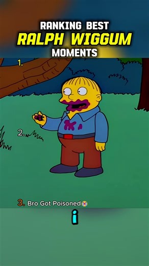 Ralph Wiggum Best Moments 😭 #shorts