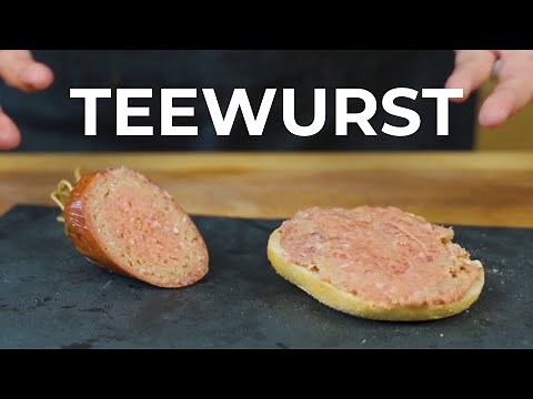 Make Teewurst at home - Delicious delicate spreadable sausage
