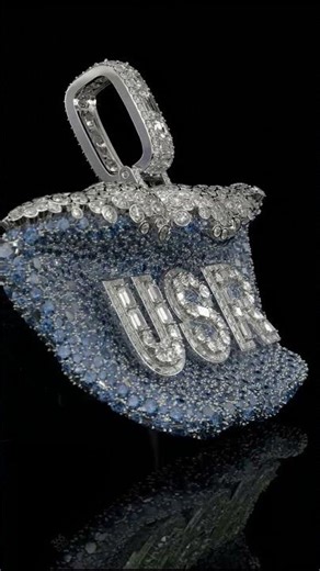 A 3D wave logo pendant 🌊