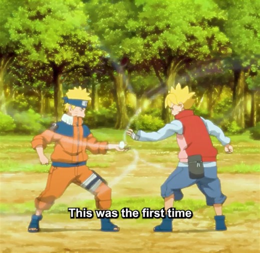 Boruto’s first real battle fighting beside Naruto #boruto #naruto #narutoshippuden #animetok #fyp