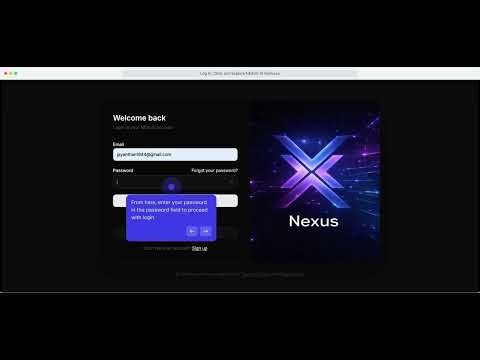 Video demo of NEXUS AI