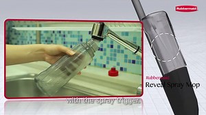 Clean your home this Raya with Rubbermaid Reveal Spray Mop that comes with a washable and reusable microfiber pad and a non-scratch scrubbing pad. Simply fill the bottle with water and your favourite cleaning solution and you're ready to mop! | Home-Fix Malaysia