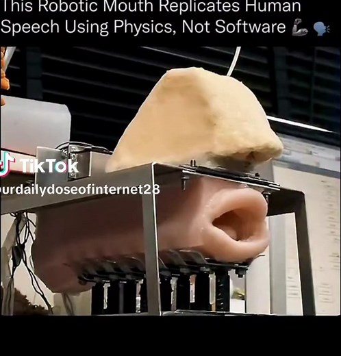 Innovative Robotic Mouth Recreates Human Speech
