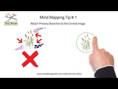 Tony Buzan Mind Map Tip 1