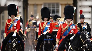 King's parade concludes with military flypast