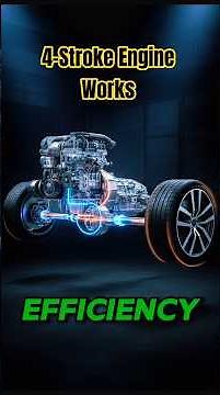 How a 4-Stroke Engine Works | Complete Animation (Intake, Compression, Power, Exhaust)