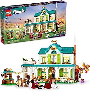 LEGO Friends Autumn's House 41730, Dolls House Playset with Accessories, Toy Horse & Mia Mini-Doll, Toys for Girls and Boys 7 Plus Years Old, Birthday Gift Idea