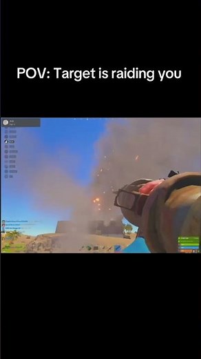 POV: Target raids you on Atlas 10x Rust Server #atlas #10x #rustgame #rust #atlas10x #target #zerg