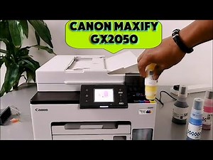 Canon Maxify GX2050 Setup: How to Install Ink Tank, Print Head, Load Paper & Align