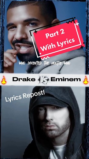 Reposted for readable Lyrics! #drake #eminem #hiphop #bars #rapbattle #ai #rap #vs #beef #fyp