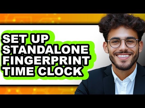 How to Set Up Standalone Fingerprint Time Clock (Only Way)