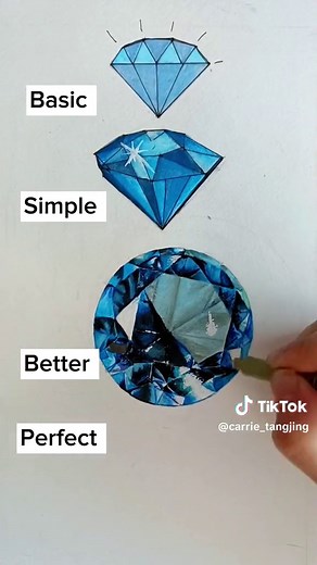 Easy Tutorial: How to Draw a Realistic Diamond