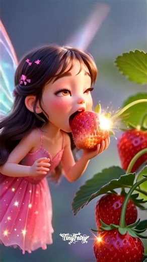 Cute Fairy in Strawberry Garden | Magical Strawberry Adventure for Kids