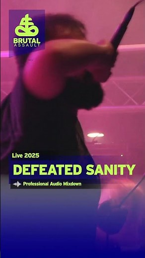 Defeated Sanity - Live from Brutal Assault 2025 #brutalassault #festival