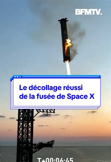 Décollage réussi de la fusée Space X en 9 minutes