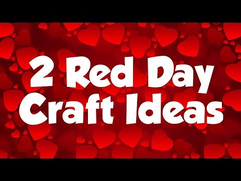 Red Day Craft Ideas | Red Day Craft Activities | Red Colour Day Celebration in School | Red Day |