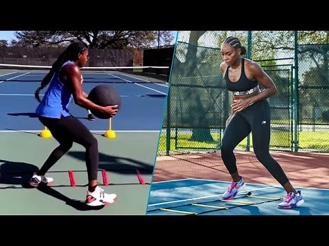 Coco Gauff Trains for Speed [Explosive Tennis Workouts]