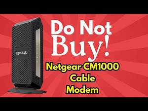 STOP! Don’t Buy the NETGEAR Cable Modem DOCSIS 3.1 CM1000 Until You Watch This.