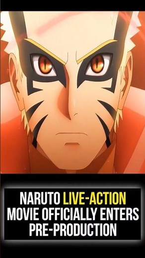 TRENDING ANIME NEWS - NARUTO Live-Action movie Announced #naruto #sololeveling #animeedit