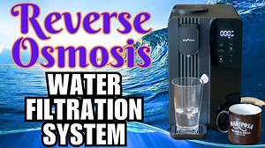 Drink Up with the Ecoviva RO-MATE4 UV Countertop Reverse Osmosis Water Filter System