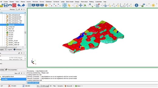 GEOVIA Surpac 2026是大型三维数字化矿山软件是地质、采矿、测量和生产管理的共享信息平台，在地勘领域可建立