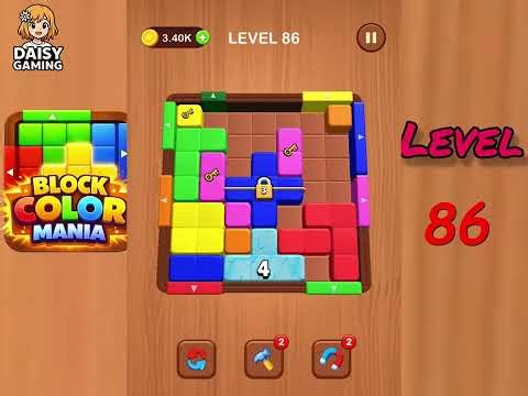 Block Color Mania Level 86 Walkthrough