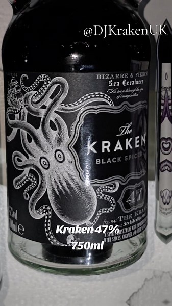 My Kraken Rum collection 🥰 I am DJ Kraken for a reason 😁 #DJKraken #Kraken #Rum @KrakenRumOfficial #krakenrum #Drink #Saturday #DnB #Beast #Kraken47 #krakenrumbar