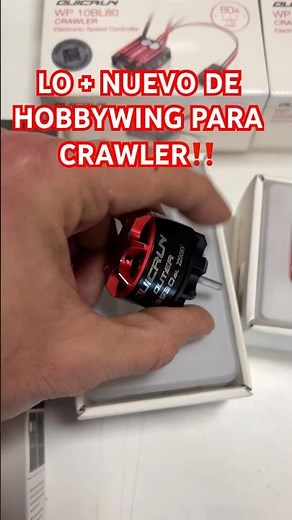 New Hobbywing products for Crawler: Outrunner + ESC 80A‼️