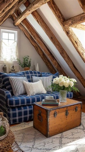 Rustic Blue Spring Decor Ideas |Farmhouse Style for a Cozy Vintage Home #mydecordiary #shorts